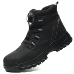Lightweight Steel Toe Work Shoes for Men Construction Safety Sneakers Anti-Puncture Outdoor Boots with Anti-Smash Protection