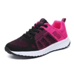 Women Casual Shoes Fashion Breathable Walking Mesh Flat Shoes Sneakers Women Running Gym Vulcanized Shoes White Female Footwear