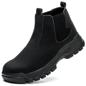Lightweight Steel Toe Work Shoes for Men Construction Safety Sneakers Anti-Puncture Outdoor Boots with Anti-Smash Protection