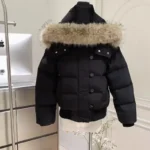 Women Autumn Winter Fur Collar Cotton Coat Women Warm Thicken Hooded Cotton Padded Jacket Women Short Parkas Outwear