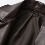 Ailegogo New Spring Autumn Women Vintage Loose Belt Faux Leather Jacket Streetwear Female Retro Moto Biker Coat Outwear