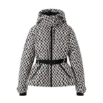 New Women’s Fashion Waist With Belt Hooded Down Cotton Jacket Commuting Warm Windproof Jacket