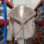 European American Winter New Fashion Women’s Elegant Casual Trendy Simple Basic Faux Fur Cardigans Female Clothes Coats Tops