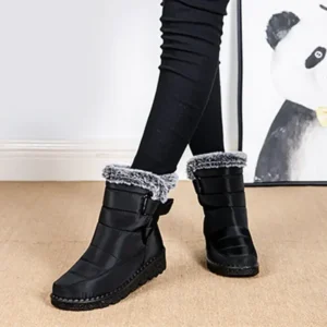 Waterproof Winter Boots for Women New Faux Fur Long Plush Snow Boots Woman Platform Shoes Warm Cotton Couples Ankle Boots