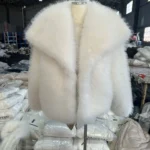 European American Winter New Fashion Women’s Elegant Casual Trendy Simple Basic Faux Fur Cardigans Female Clothes Coats Tops