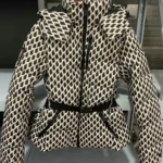 Women’s Winter Hooded High Waist Padded Sport Parkas Coats with Belt Female Elegant Thick Warm Pockets Windproof Skiing Jackets