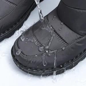 Waterproof Snow Boots for Women Winter Shoes Faux Fur Plush Ankle Boots Woman Plus Size Non-Slip Warm Cotton Botas Mujer