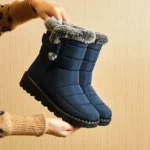 Waterproof Winter Boots for Women New Faux Fur Long Plush Snow Boots Woman Platform Shoes Warm Cotton Couples Ankle Boots