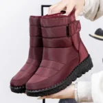Waterproof Winter Boots for Women New Faux Fur Long Plush Snow Boots Woman Platform Shoes Warm Cotton Couples Ankle Boots