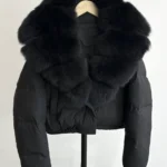Lagabogy Big Real Fox Fur Collar New Winter Women Puffer Jacket 90% White Duck Down Coat Female Single Breasted Warm Parkas