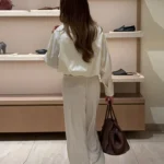 Women’s Short Trench Coats Fashion Simple Design Solid Stand Long Sleeve Zipper Windbreaker 2025 Autumn New Casual Lady Jacket