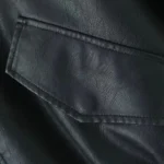 2026 Fashion Streetwear Women Retro Loose Black PU Faux Leather Jacket Spring Autumn Lady Vintage Zipper Coat Moto Biker Outwear
