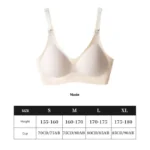 Pregnant Women’S Non Steel Ring Underwear With Front Opening Buckle For Comfortable Breathable Fit Solid Color Nursing Underwear