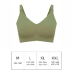 Ultra Thin Laser Cutting Ladies Feeding Bra Seamless Removable Padded Breastfeeding Bras Plus Size Push Up Maternity Support Bra