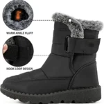 Waterproof Winter Boots for Women New Faux Fur Long Plush Snow Boots Women Platform Shoes Warm Cotton Couples Ankle Boots