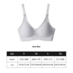 Pregnant Women’S Non Steel Ring Underwear With Front Opening Buckle For Comfortable Breathable Fit Solid Color Nursing Underwear