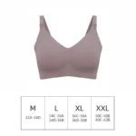 Ultra Thin Laser Cutting Ladies Feeding Bra Seamless Removable Padded Breastfeeding Bras Plus Size Push Up Maternity Support Bra