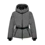 Women’s Winter Hooded High Waist Padded Sport Parkas Coats with Belt Female Elegant Thick Warm Pockets Windproof Skiing Jackets