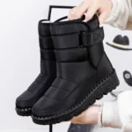 Waterproof Winter Boots for Women New Faux Fur Long Plush Snow Boots Woman Platform Shoes Warm Cotton Couples Ankle Boots