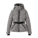 New Women’s Fashion Waist With Belt Hooded Down Cotton Jacket Commuting Warm Windproof Jacket