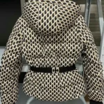 Women’s Winter Hooded High Waist Padded Sport Parkas Coats with Belt Female Elegant Thick Warm Pockets Windproof Skiing Jackets