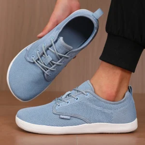 Unique Mesh Sports Shoes Flexible Wide Toe Breathable Minimalist Walking Shoes Outdoor Activities Tennis Foldable Men's Shoes