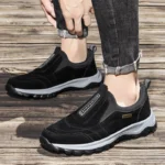 Men’s non-slip casual sports shoes wear-resistant hiking shoes Outdoor fashion comfortable flat walking shoes for men