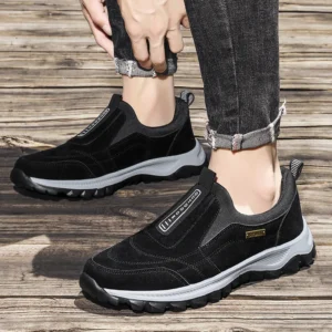 Men's non-slip casual sports shoes wear-resistant hiking shoes Outdoor fashion comfortable flat walking shoes for men