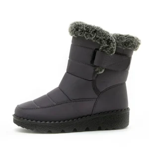 Waterproof Snow Boots for Women Winter Shoes Faux Fur Plush Ankle Boots Woman Plus Size Non-Slip Warm Cotton Botas Mujer