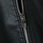 2026 Fashion Streetwear Women Retro Loose Black PU Faux Leather Jacket Spring Autumn Lady Vintage Zipper Coat Moto Biker Outwear