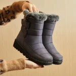 Waterproof Winter Boots for Women New Faux Fur Long Plush Snow Boots Woman Platform Shoes Warm Cotton Couples Ankle Boots