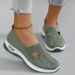 Spring new women’s sports shoes, fashionable, breathable, lightweight, non-slip, wear-resistant, casual sports shoes, flat shoes