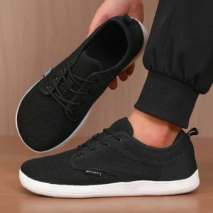 Unique Mesh Sports Shoes Flexible Wide Toe Breathable Minimalist Walking Shoes Outdoor Activities Tennis Foldable Men's Shoes