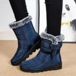 Waterproof Winter Boots for Women New Faux Fur Long Plush Snow Boots Women Platform Shoes Warm Cotton Couples Ankle Boots