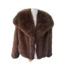 European American Winter New Fashion Women’s Elegant Casual Trendy Simple Basic Faux Fur Cardigans Female Clothes Coats Tops