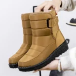 Waterproof Winter Boots for Women New Faux Fur Long Plush Snow Boots Woman Platform Shoes Warm Cotton Couples Ankle Boots