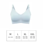 Ultra Thin Laser Cutting Ladies Feeding Bra Seamless Removable Padded Breastfeeding Bras Plus Size Push Up Maternity Support Bra