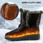 Waterproof Winter Boots for Women New Faux Fur Long Plush Snow Boots Woman Platform Shoes Warm Cotton Couples Ankle Boots