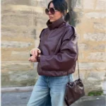 MUJER Faux Leather Jackets for Women Oversize Women’s Bomber Jacket Fashion Winter Womens Coats Outerwears Demi-season Jackets