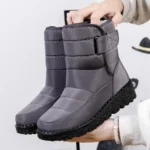 Waterproof Winter Boots for Women New Faux Fur Long Plush Snow Boots Woman Platform Shoes Warm Cotton Couples Ankle Boots