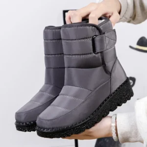 Waterproof Winter Boots for Women New Faux Fur Long Plush Snow Boots Woman Platform Shoes Warm Cotton Couples Ankle Boots