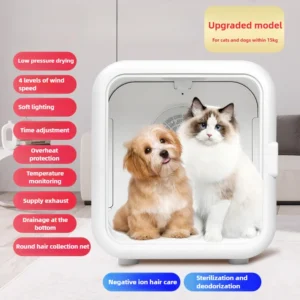 Fully Automatic Smart Pet Drying Box Large Capacity Pet Smart Dryer Household Pet Hair Dryer Box Sterilization and Disinfection
