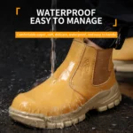Lightweight Steel Toe Work Shoes for Men Construction Safety Sneakers Anti-Puncture Outdoor Boots with Anti-Smash Protection