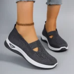 Spring new women’s sports shoes, fashionable, breathable, lightweight, non-slip, wear-resistant, casual sports shoes, flat shoes