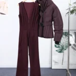 Ski Parkas Coat Jacket Women Zipper Belts Thicken Winter Skiing Cotton Lapel Snow Female Skiwear Outdoor Street Outwear Top