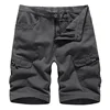 Camouflage Cargo Shorts Mens Summer Plus Size Casual Khaki Camouflage Sporting Short Pants Multi-pocket Men Camo Short Shorts