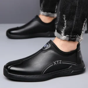 Men's Casual Leather Shoes Spring Edition Men's Shoes Soft Leather Soft Sole Dad Shoes Fashion Trend Versatile Formal Wear