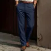 Cross-border Bestseller Versatile Casual Suit Pants Straight-leg Trousers Men; Spring/summer Cool-feel Relaxed-fit Drapped