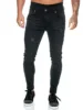 2023 New European and American Wash Rock Cool Slim Sidestripe Style Motorcycle Men's Feet Pants Men's Tight Jeans