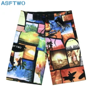 100% Polyester Bali Indonesia Kuta Sports Swim Trunks Beach Board Shorts Phantom Boardshorts Swim Shorts Surf Pants for Man